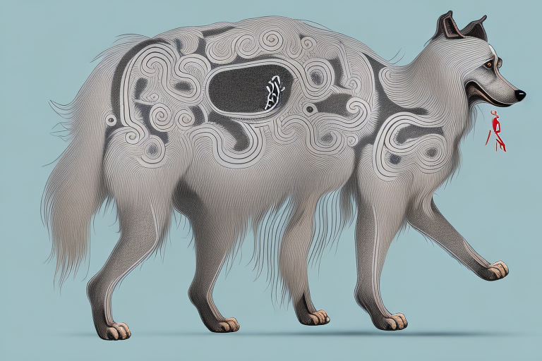 An ancient koyun dog in its natural habitat