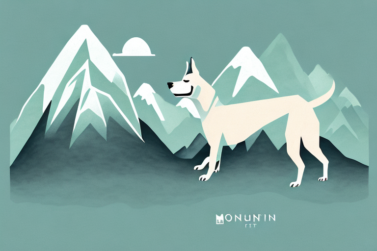 A mountain feist dog in its natural environment