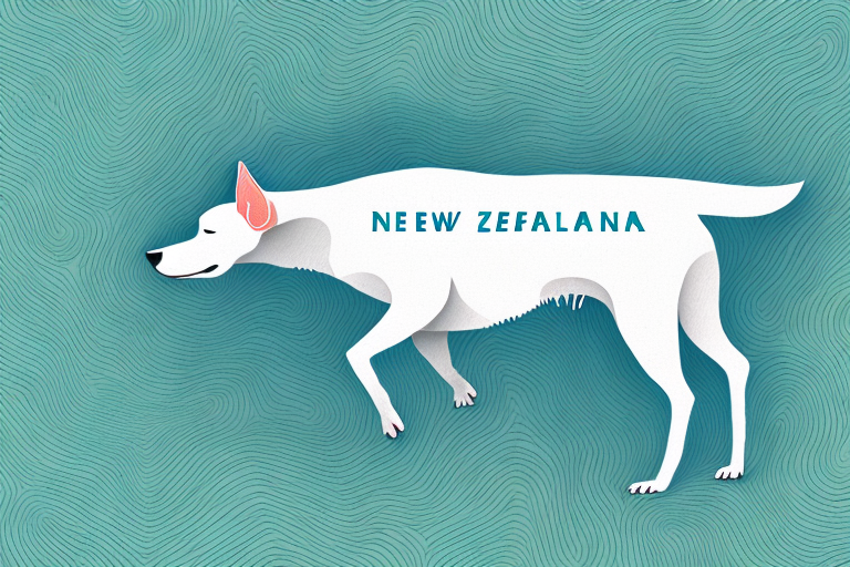 A new zealand heading dog in its natural environment